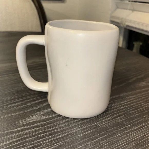 Rae Dunn Halloween White Embossed Spider Web BOO‎ EEK Mug - Picture 3 of 7